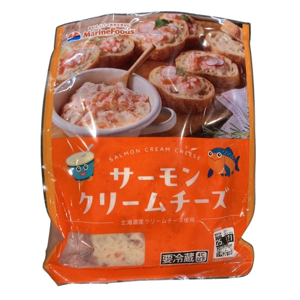 【冷蔵便】マリンフーズ サーモンクリームチーズ 90g×4 - ナショナルマート通販